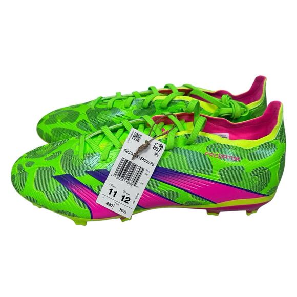 Adidas Predator League FG Generation Soccer Cleats Men's 11 Shoes Green ID0701 - Picture 4 of 9